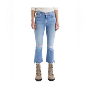 Mother the Brand Insider Crop Step Fray Jeans Thrilling Shots 26